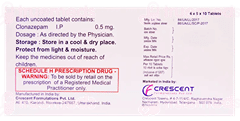 Aplaz 0.5 Mg Tablet 10