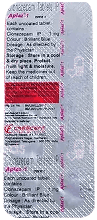 Aplaz 1 Mg Tablet 10