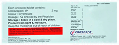 Aplaz 2 Mg Tablet 10