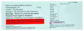 Aplaz 2 Mg Tablet 10