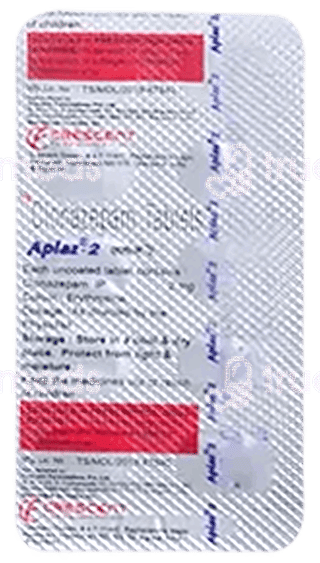 Aplaz 2 Mg Tablet 10