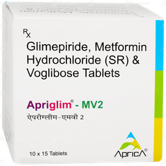 Apriglim Mv 2 Tablet 15 Apriglim Mv 2 Tablet 15