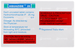 Aquazide 25 Tablet 10