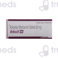 Arbozil 80 MG Tablet 10 Arbozil 80 MG Tablet 10