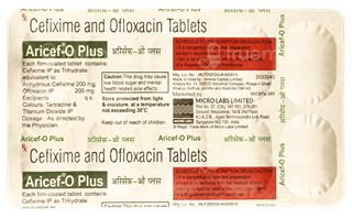 Aricef O Plus Tablet 10