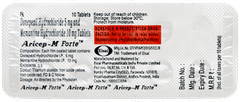 Aricep M Forte Tablet 10 Aricep M Forte Tablet 10