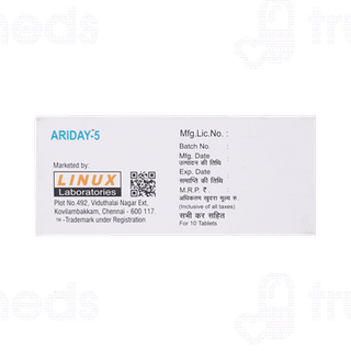Ariday 5 MG Tablet 10
