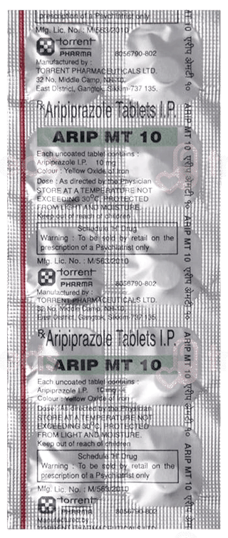 Arip Mt 10 Mg Tablet 10