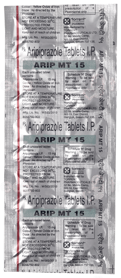 Arip Mt 15 Mg Tablet 10