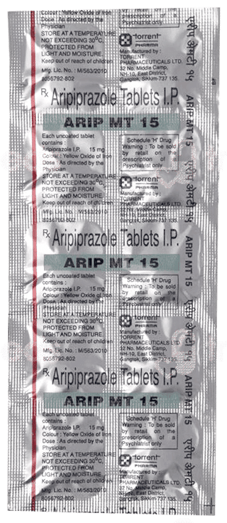 Arip Mt 15 Mg Tablet 10