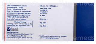 Arip Mt 20 Mg Tablet 10