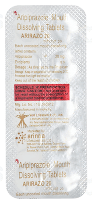 Arirazo 20 Mg Tablet 10