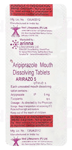 Arirazo 5 Mg Tablet 10