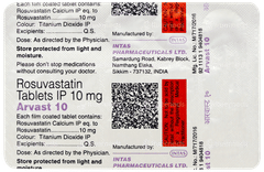 Arvast 10 Tablet 15 Arvast 10 Tablet 15