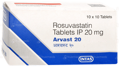 Arvast 20 Tablet 10 Arvast 20 Tablet 10