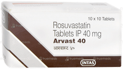 Arvast 40 Tablet 10 Arvast 40 Tablet 10