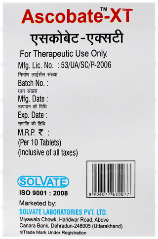 Ascobate Xt Tablet 10
