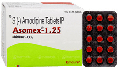 Asomex 1.25 Tablet 15