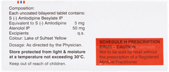 Asomex At 5 Tablet 15