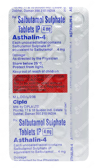 Asthalin 4 MG Tablet 30