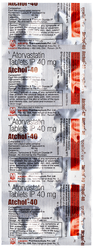 Atchol 40 Tablet 10