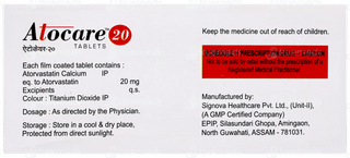 Atocare 20 Tablet 10