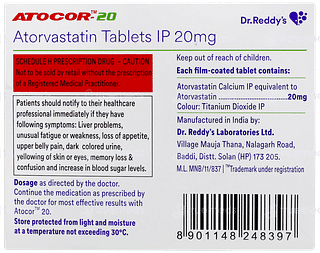 Atocor 20 Tablet 15