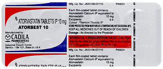 Atorbest 10 Tablet 10