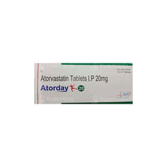 Atorday 20Mg Tablet 10 Atorday 20Mg Tablet 10