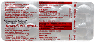 Atorec 20 Tablet 10