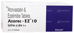 Atorec Ez 10 Tablet 10 Atorec Ez 10 Tablet 10