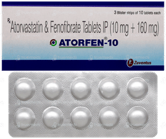 Atorfen 10 Tablet 10 Atorfen 10 Tablet 10