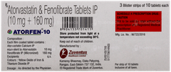 Atorfen 10 Tablet 10 Atorfen 10 Tablet 10