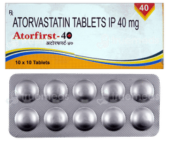 Atorfirst 40 Tablet 10 Atorfirst 40 Tablet 10