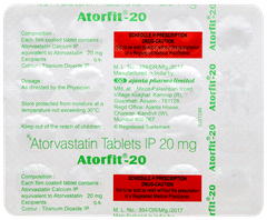 Atorfit 20 Tablet 20 Atorfit 20 Tablet 20