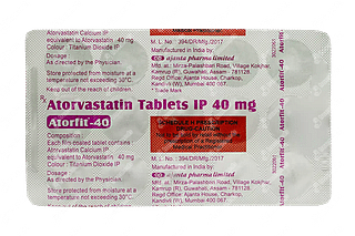 Atorfit 40 MG Tablet 15