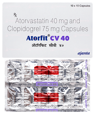 Atorfit Cv 40 Capsule 10