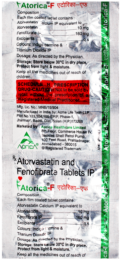 Atorica F Tablet 10