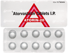 Atorin 20 Tablet 10 Atorin 20 Tablet 10