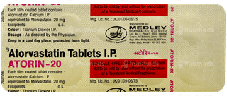 Atorin 20 Tablet 10