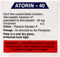 Atorin 40 Tablet 10