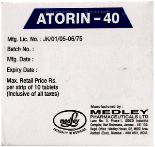Atorin 40 Tablet 10