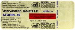 Atorin 40 Tablet 10