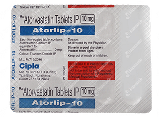 Atorlip 10 Tablet 15