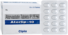 Atorlip 10 Tablet 15