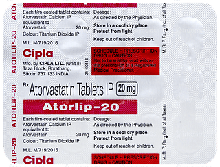 Atorlip 20 Tablet 15