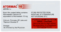 Atormac 10 Tablet 10 Atormac 10 Tablet 10