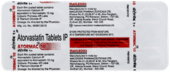 Atormac 10 Tablet 10 Atormac 10 Tablet 10