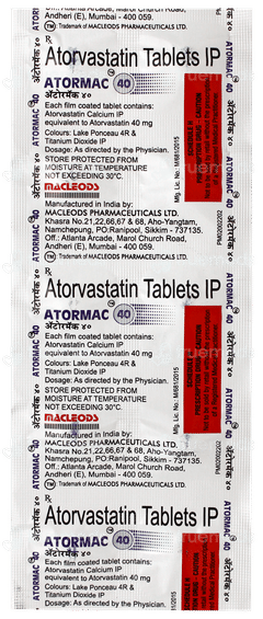 Atormac 40 Tablet 10 Atormac 40 Tablet 10