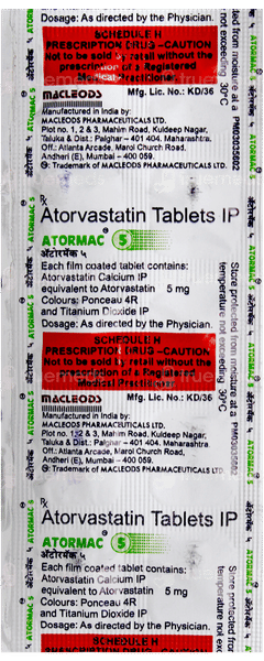 Atormac 5 Tablet 10
